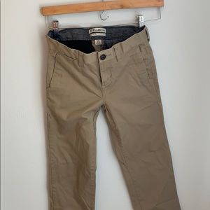 Boys khaki Billabong pants size 27